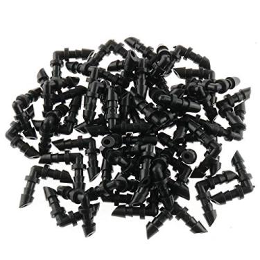 Imagem de JCBIZ 50 peças conector de mangueira de encaixe de cotovelo de 90 graus de plástico para encaixe de farpa de cotovelo de 1/10.2 cm para hidroponia e tubulação de gotejamento