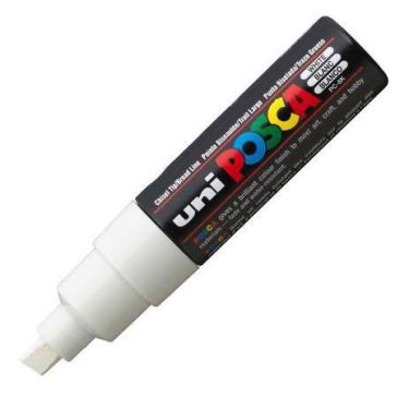 Imagem de Marcador posca pc-8k 8.0mm branco - Uni-ball