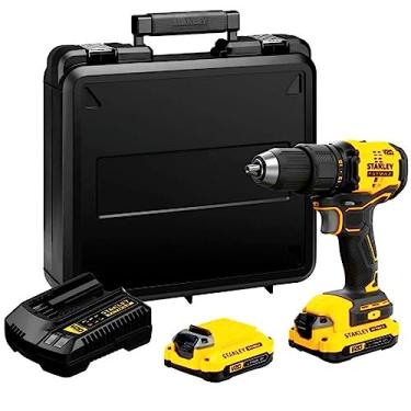 Imagem de Stanley Furadeira e Parafusadeira MAX Bivolt, Kit com 2 Baterias e Maleta, Modelo SCD700C2K, 20V