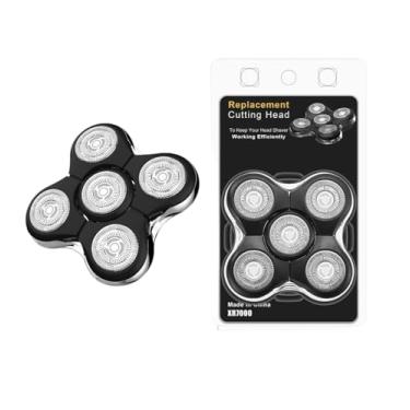 Imagem de colorski Cabeça De Substituição De Barbeador Pro Blades Compatível Com O Barbeador Remington Balder Head Modelo Xr7000, Lâminas De Substituição De Aço Inoxidável, Barbear Elétrico De Precisão Para H