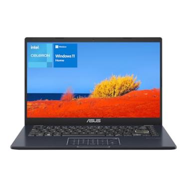 Imagem de ASUS Laptop De 14", Tela Fhd De 14", Intel Celeron N4500, Memória De 4 Gb, Emmc De 64 Gb, Touchpad, Webcam, Hdmi, Wi-Fi, Windows 11 Home, Quiet Blue