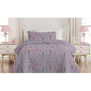 Imagem de Cobre leito 2 Pç Infantil Studio Mix Corttex Estampado Menino e Menina