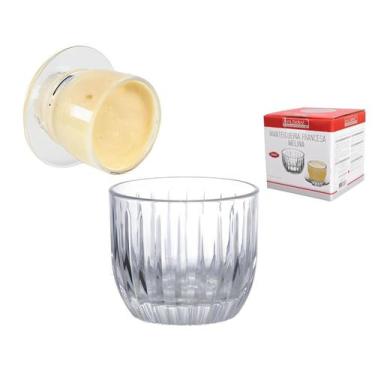 Imagem de Manteigueira Francesa Melina Em Vidro Porta Manteiga 150g - Hauskraft