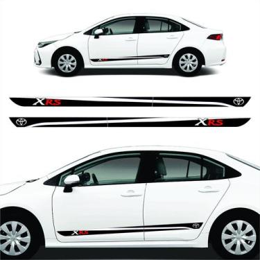 Imagem de Faixa Lateral Toyota Corolla 2009 2022 Xrs - Resitank