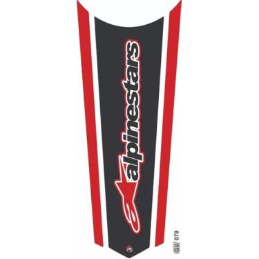 Imagem de Adesivo Faixa  Gravata  Tanque Resinado Cg Apinestars 079 - Resitank