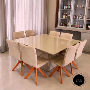 Imagem de Cadeira Giratória Reta (Todos os Tecidos) - CAD Móveis Alto Padrão, Be