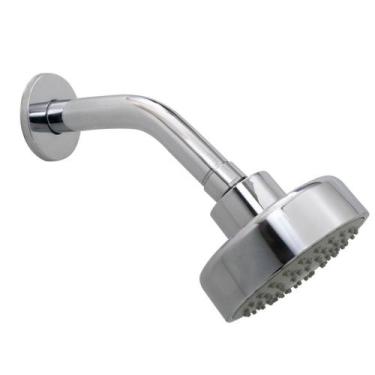 Imagem de Ducha Chuveiro Redondo 10 x 10 Articulado Compatível Aquecedor Solar  