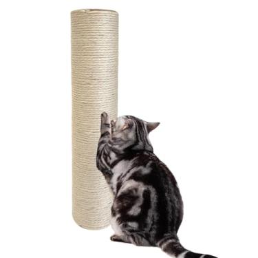 Imagem de Poste de arranhão para gatos, 8,11,8, 15,7, 19,6, 31,5 cm, poste de substituição para árvore de gato com parafusos M8, protetor de móveis sobressalentes para torre de gato interna com enchimento de