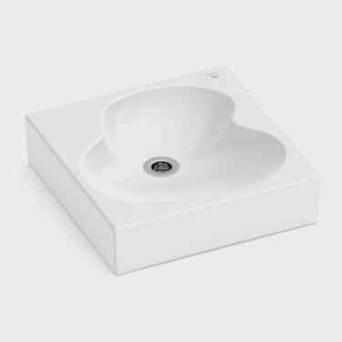 Imagem de Kit 3 Cubas de Apoio 41x41cm Ruy Ohtake Roca Branco