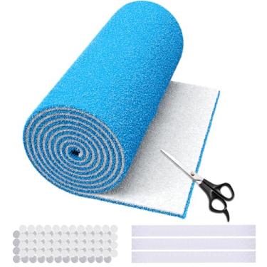 Imagem de WAWINY Filtros de ventilação de ar, 40,6 cm x 304,8 cm, material de filtro MERV 8 cortado no tamanho, filtros de ventilação de forno HVAC de camada tripla para casa, piso, teto, grades – Inclui fita