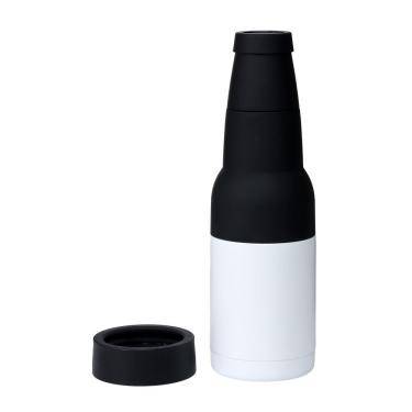 Imagem de Copo Térmico Multiuso Inox Porta Long Neck Ou Lata Possui Abridor De Garrafa Cores:branco