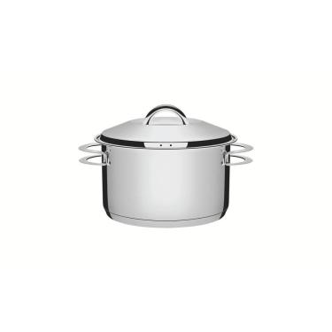 Imagem de Caçarola Tramontina Solar Funda Em Aço Inox Fundo Triplo Com Tampa E Alças 16 Cm 1,8 L...