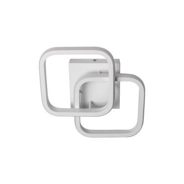 Imagem de Plafon Taschibra Village Square Led Bivolt Branco 3000k Luz Amarela 15051001