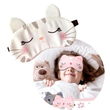 Imagem de Máscara Descanso Para Dormir Com Bolsa Gel Relaxante Tecido Confortáve