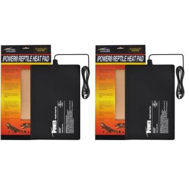 Imagem de Pad térmico iPower 8x12cm 16W Reptile Under Tank Terrarium (x2)