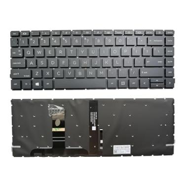 Imagem de Siakoocty Substituição De Laptop Com Layout Americano E Teclado Retroiluminado Para Hp Probook 440 G8 445 445R Zbook Create G7 64 0G7 640 645 M23770-001 M23769-001 4Bx8Qta00A0 M23769-001Hsn-Q27C Hsn