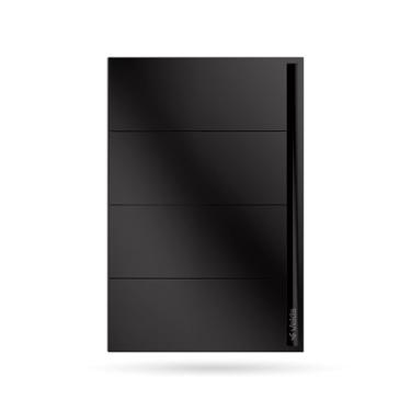 Imagem de Interruptor Inteligente Wi-Fi Velds, 4 Botões Físicos, Controle por App, Compatível com Alexa e Google Assistente, Bluetooth LE, Bivolt 10A, Preto