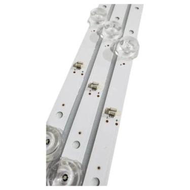 Imagem de Kit 8 Barras De Led Compatível TV TCL 65P755 65TN2L2-ZX3030-8X7YH