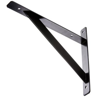 Imagem de PRAT.K Suporte Preto 25 cm para Prateleira (Mão Francesa Reforçada) – Segurança e Durabilidade