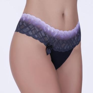 Imagem de Tanga Rendão Preta em Algodão Egípcio - Ahavá Store, GG, Preto