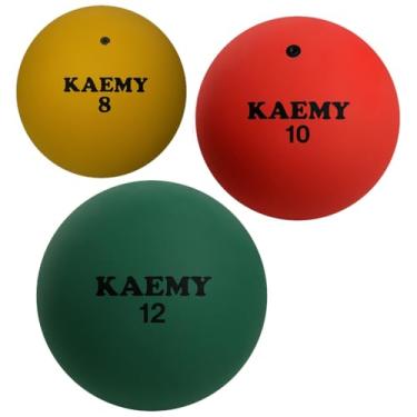 Imagem de Kit 3 Bolas De Iniciação Esportiva Infantil Números 8 10 e 12 Jogo Queimada Futebol Handebol