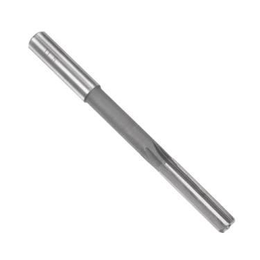 Imagem de uxcell Escareador de mandril 11,5 mm, alargador de máquina de torno H7 HSS, 6 canais retos, ferramenta de corte de fresagem de haste redonda, broca de alargamento métrico para furo de metal de aço