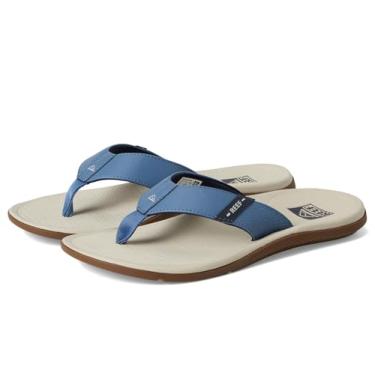 Imagem de Reef Sandália masculina Santa Ana, Aveia/Azul/Goma, 40
