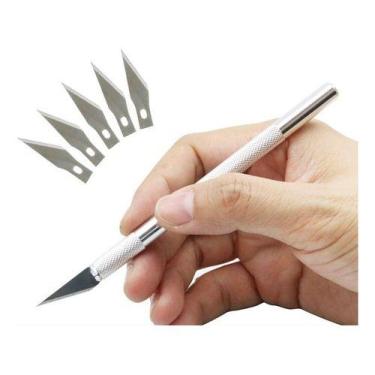 Imagem de Estilete de precisão + 5 facas - Lanmax