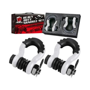 Imagem de Gancho De Reboque Para Caminhão De 19 Toneladas Com Manilha Em D De 3/