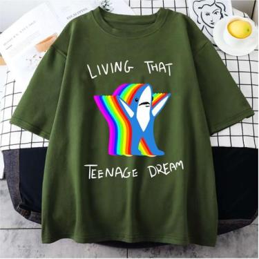 Imagem de Camiseta Katy Perry Left Shark Living That Teenage Dream Unissex - sne
