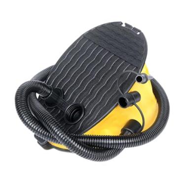 Imagem de YIJU Bomba de pé infladora com 3 bicos bomba inflável para infláveis, boias de piscina, infláveis ​​de praia, piscinas infantis, bola de praia, 5l