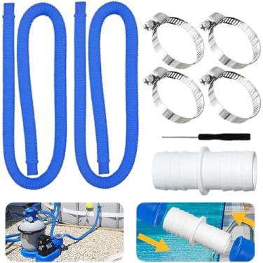 Imagem de Mangueiras para Piscinas | Mangueira Flexível para Piscinas Terrestres 99 cm,Flexível e Resistente para Circulação de Água, Aspiração Manual e Conexões de Spa