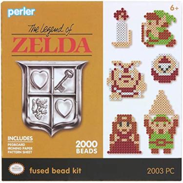 Imagem de Perler Kit de miçangas fundidas Legend of Zelda, 2002 peças.