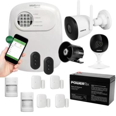 Imagem de Kit Completo de Segurança Intelbras Alarme Sem Fio e Monitoramento com