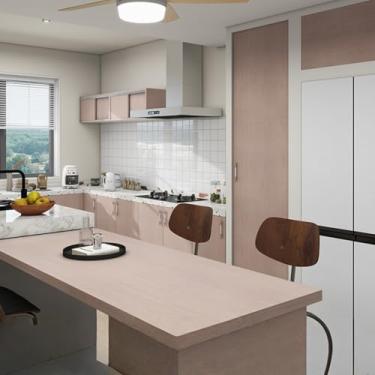 Imagem de Adesivos decorativos de PVC autoadesivos para papel de parede folheado de madeira de grão de madeira adesivos de móveis espessos à prova d'água e anti-incrustantes - grão de madeira begônia-40 * 500