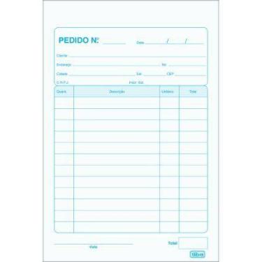 Imagem de Talão De Pedido 1/32 Pequeno 40X2 Vias - 80 Folhas TILIBRA