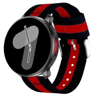 Imagem de Compatível com pulseiras Polar Smartwatch, Lamshaw Quick Release de 22 mm, pulseira de substituição de tecido de nylon de 20 mm compatível com Polar Unite, Ignite, Ignite 2, Ignite 3, Pacer, Vantage