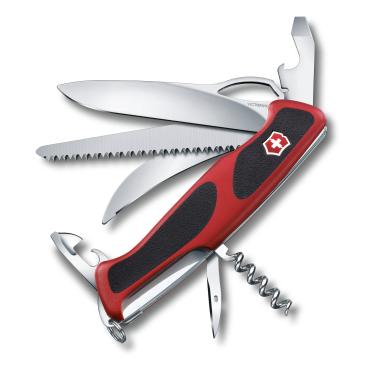 Imagem de Canivete Victorinox Ranger Grip 57 Hunter, Vermelho, 12 funções