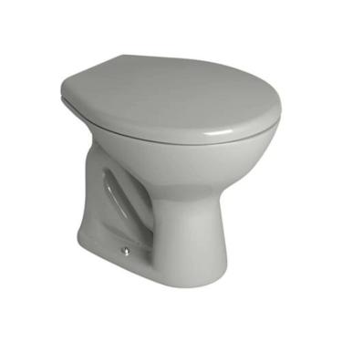 Imagem de Vaso Sanitário Convencional Deca Izy Cinza Real - 475x375x380mm