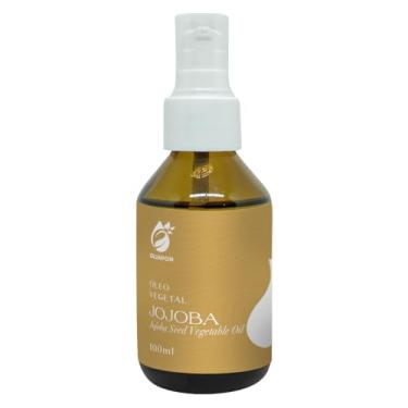Imagem de Óleo Vegetal de Jojoba Puro 100ml Para Pele e Cabelos Toque Seco Umectação Capilar Nutrição e Cuidado Natural
