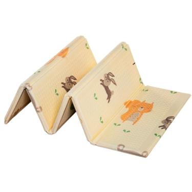 Imagem de Tapete Tatame Dobravel Quarto Infantil Criança Grande Macio Dupla Face Bebe Engatinhar Menino Menina Urso