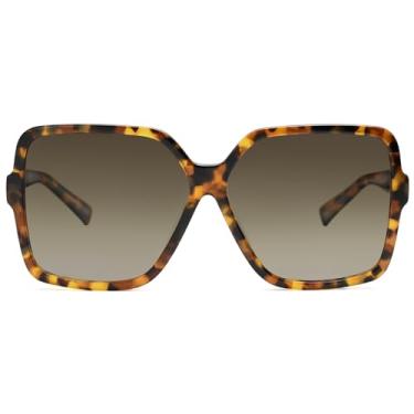 Imagem de Dollger Óculos De Sol Quadrados Grandes Para Mulheres, Polarizados, Grandes E Largos, Da Moda, Para Homens, Armação De Acetato, Tortoise