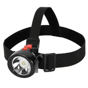Imagem de Lâmpada de mineração de LED recarregável para capacete de capacete, lanterna de farol de mineiro à prova de explosão à prova d'água para trabalho ao ar livre, túnel, mina de carvão, caça, pesca