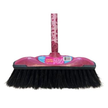 Imagem de 1 VASSOURA VERONA COMFORT PINK (PELO ANIMAL) COM CABO
