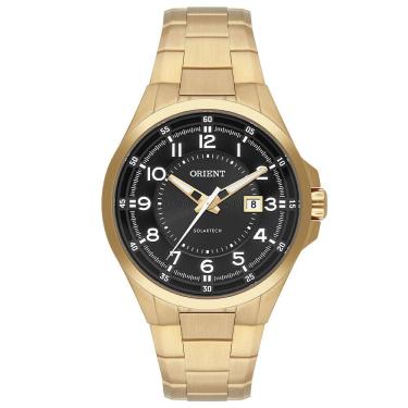 Imagem de Relógio ORIENT masculino solartech dourado MGSS1297 P2KX