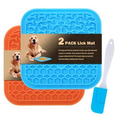 Imagem de Pacote com 2 Lick Mat MooonGem para cães e gatos