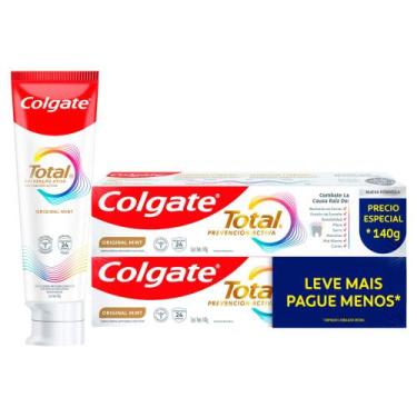 Imagem de Creme Dental Colgate Total Prevenção Ativa Original Mint com 2 Unidade