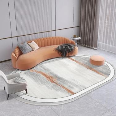 Imagem de Tapetes leves e luxuosos para decoração de sala de estar, laváveis, para quarto, sala de estar, tapete macio para vestiário (200x250 cm/F)