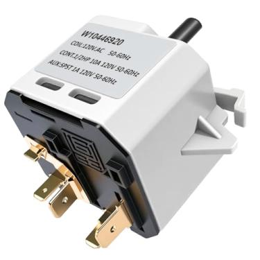Imagem de W10446920 Interruptor de pressão para iniciar para secador, compatível com Kenmore Maytag Whirlpool secador Push-to-Start, peça de substituição OEM para secadoras de roupas