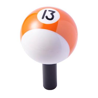 Imagem de Mavota Botão de Câmbio de Bola Universal de Bilhar para Carro SUV Ônibus Caminhão (Laranja 13X)